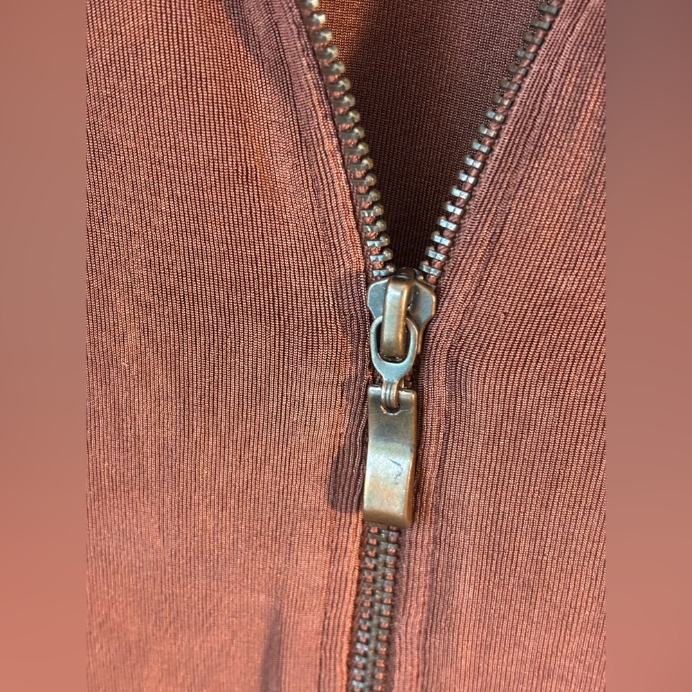 Chico's Travelers Coffee Bean Zip Up Jacket Size 3 XL 16 18 Travel Career cruise - Picture 4 of 8